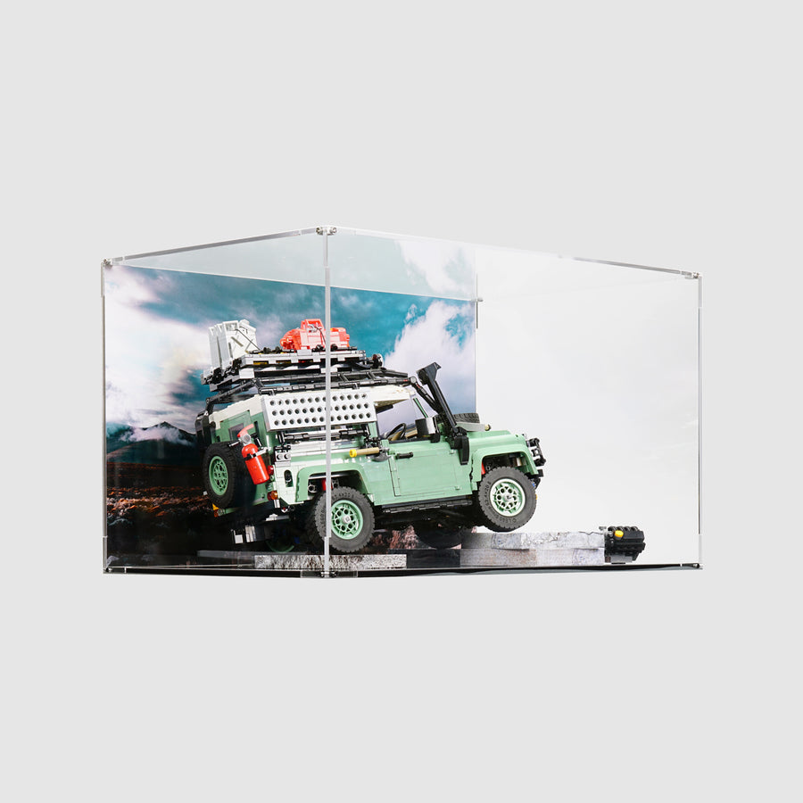 LEGO 10317 Land Rover Classic Defender 90 Display Case | ONBRICK