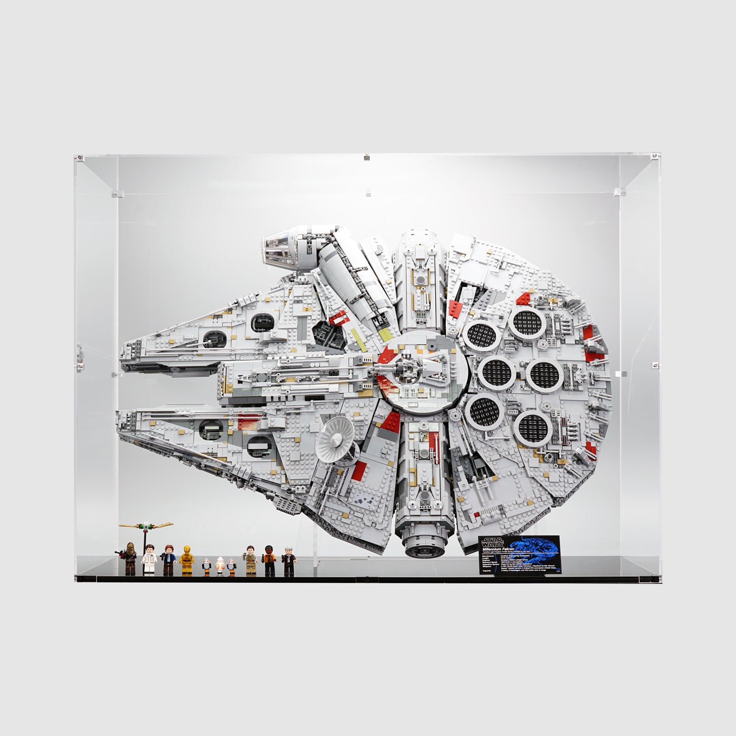 LEGO 75192 UCS Millennium Falcon (Vertical) Display Case | ONBRICK