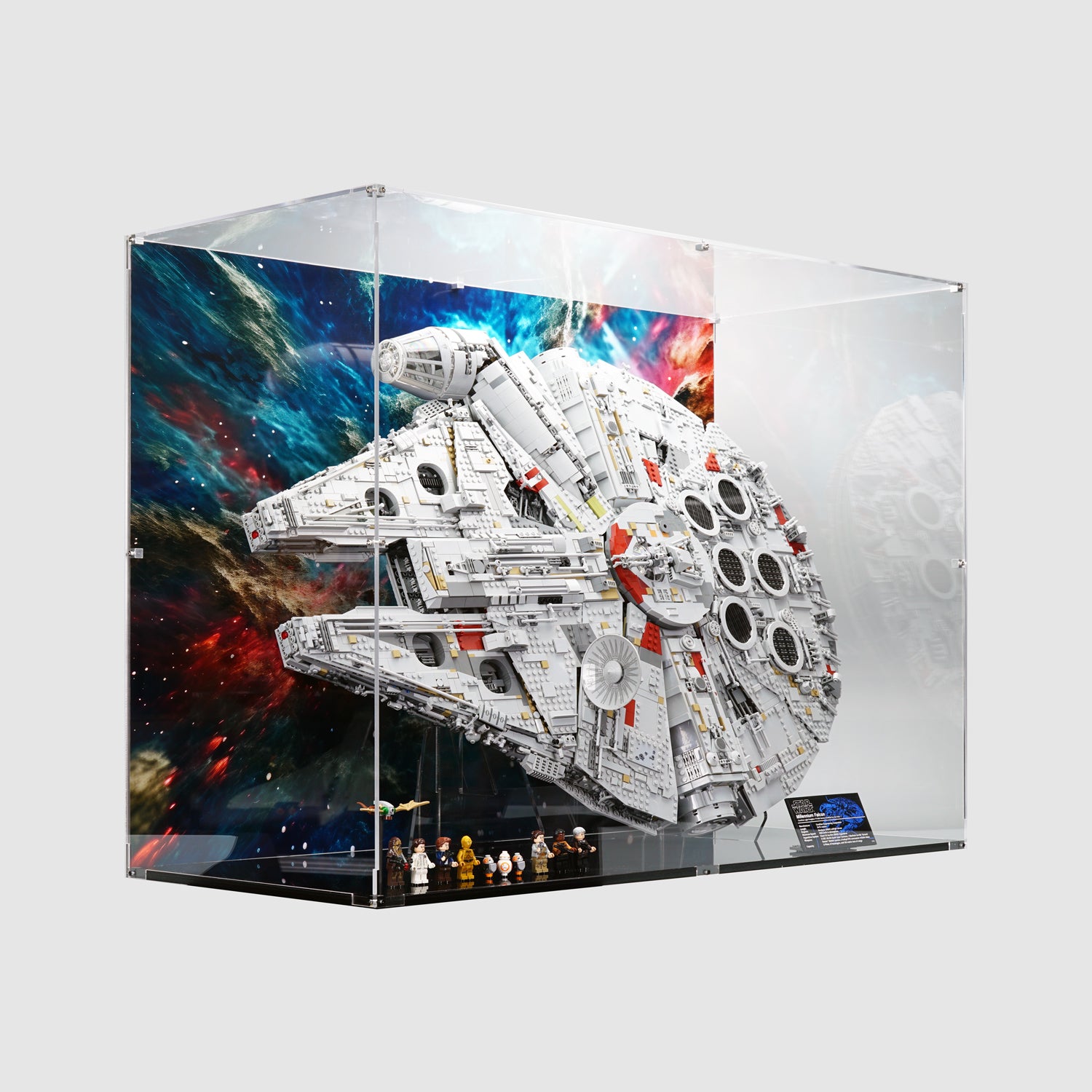 LEGO 75192 UCS Millennium Falcon (Vertical) Display Case | ONBRICK