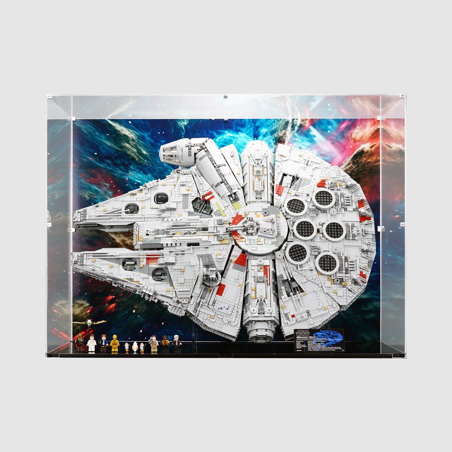 LEGO 75192 UCS Millennium Falcon (Vertical) Display Case | ONBRICK