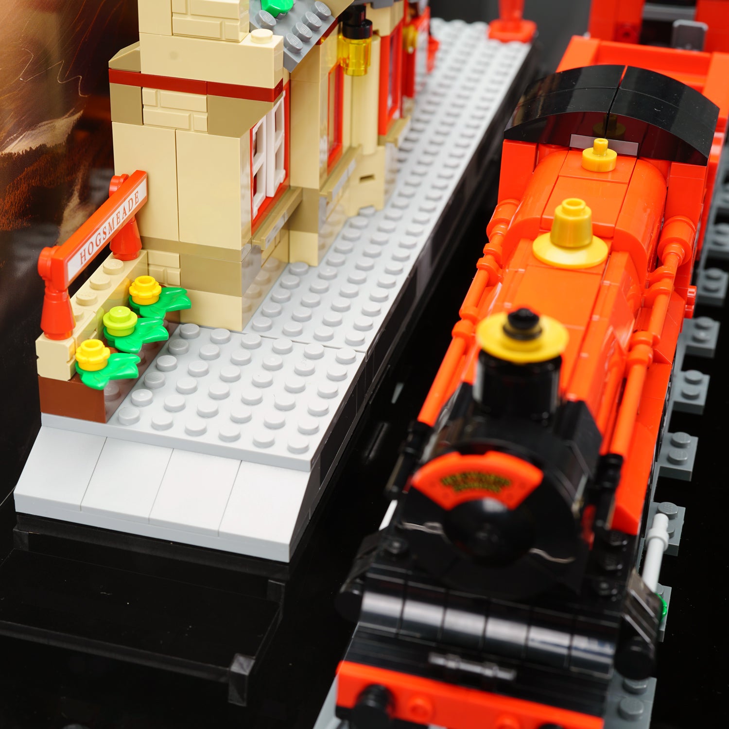 LEGO 76423 Hogwarts Express™ Train Set with Hogsmeade Station™ Display Case | ONBRICK
