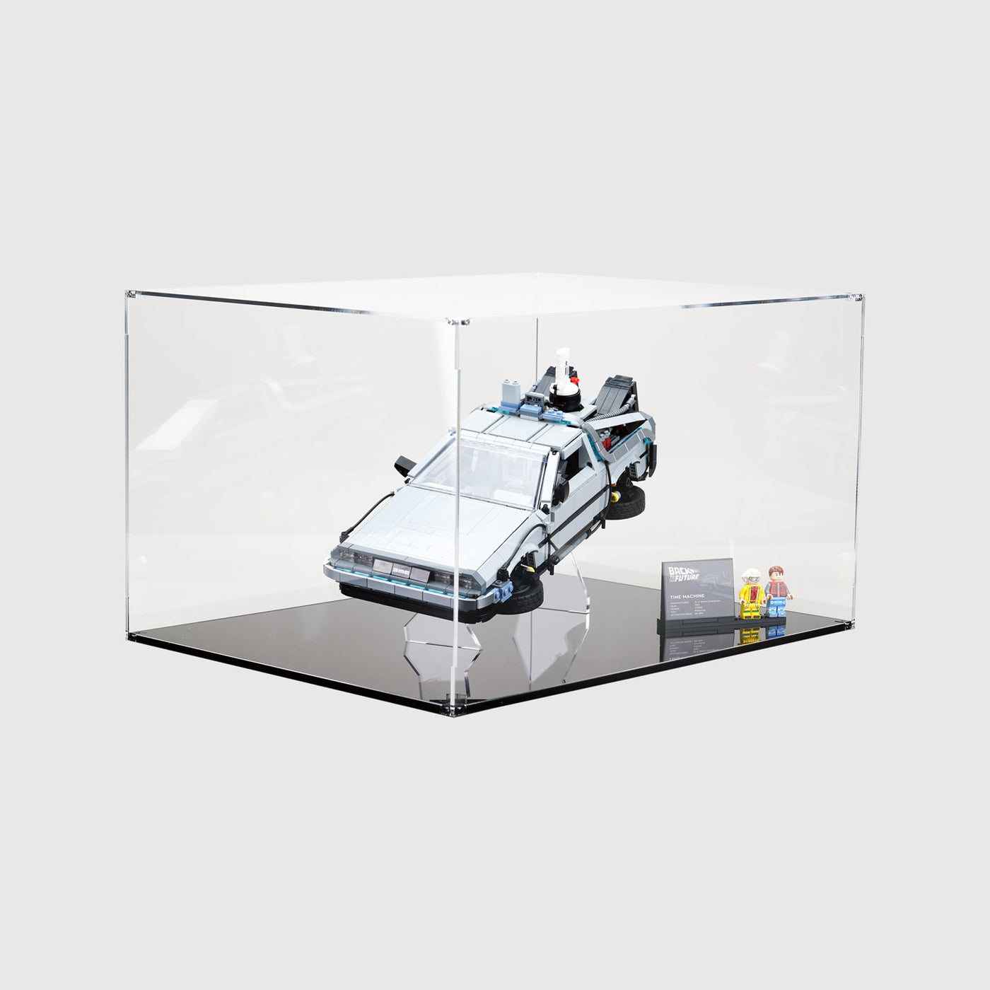 LEGO 10300 Back to the Future Time Machine Display Case | ONBRICK