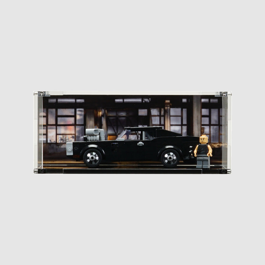 LEGO 76912 Fast & Furious 1970 Dodge Charger R/T Display Case | ONBRICK