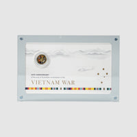 50th Anniversary of the end of Australia’s involvement in the Vietnam War Coin Display Case | ONBRICK