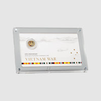 50th Anniversary of the end of Australia’s involvement in the Vietnam War Coin Display Case | ONBRICK