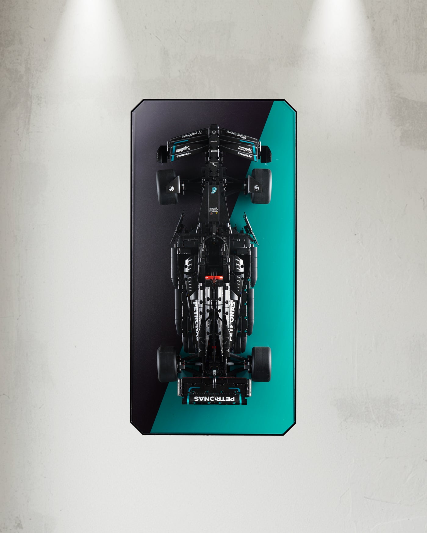 LEGO 42171 Mercedes-AMG F1 W14 E Performance Wall Mounted Display | Acrylic LEGO Display Case | ONBRICK