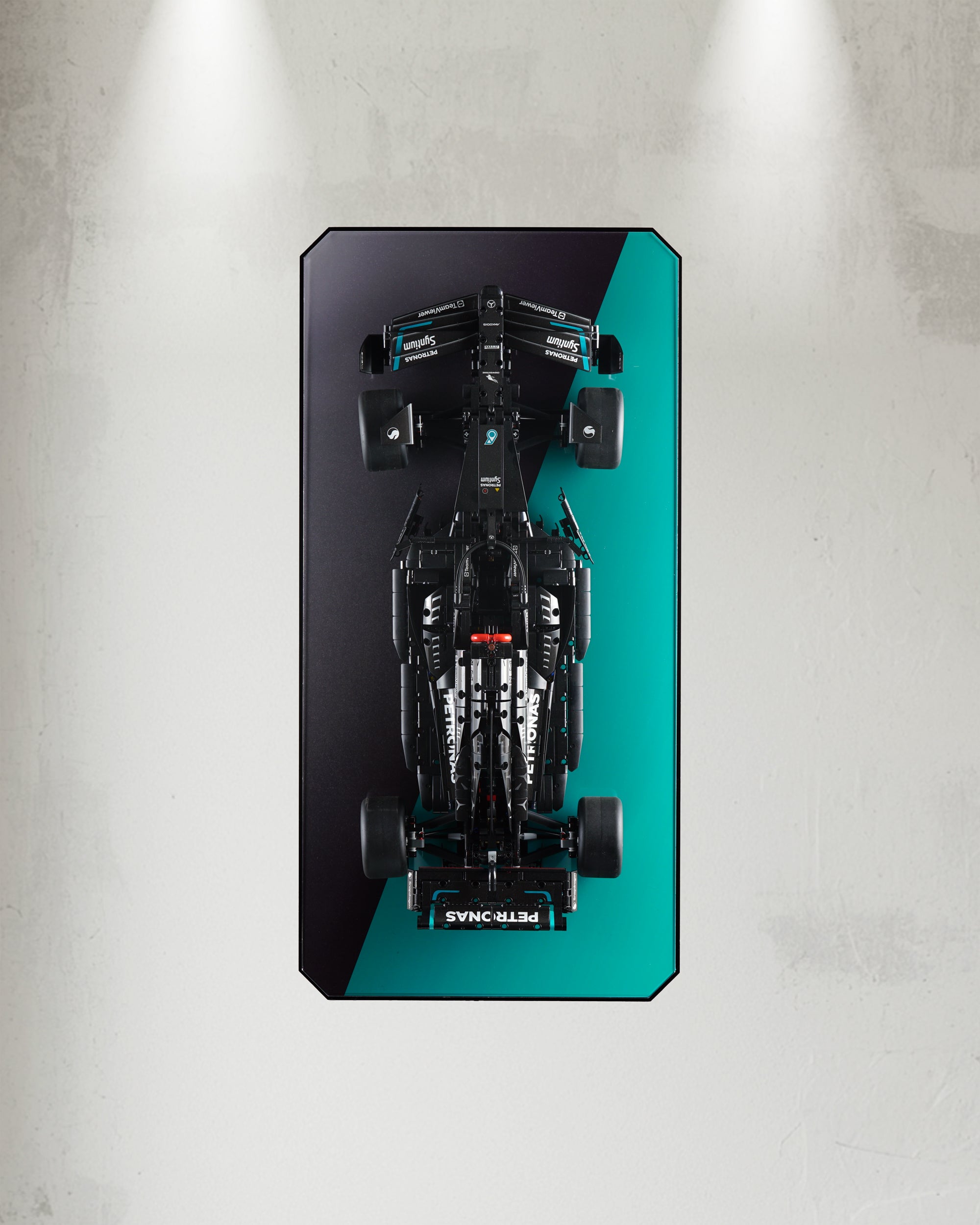 LEGO 42171 Mercedes-AMG F1 W14 E Performance Wall Mounted Display | Acrylic LEGO Display Case | ONBRICK