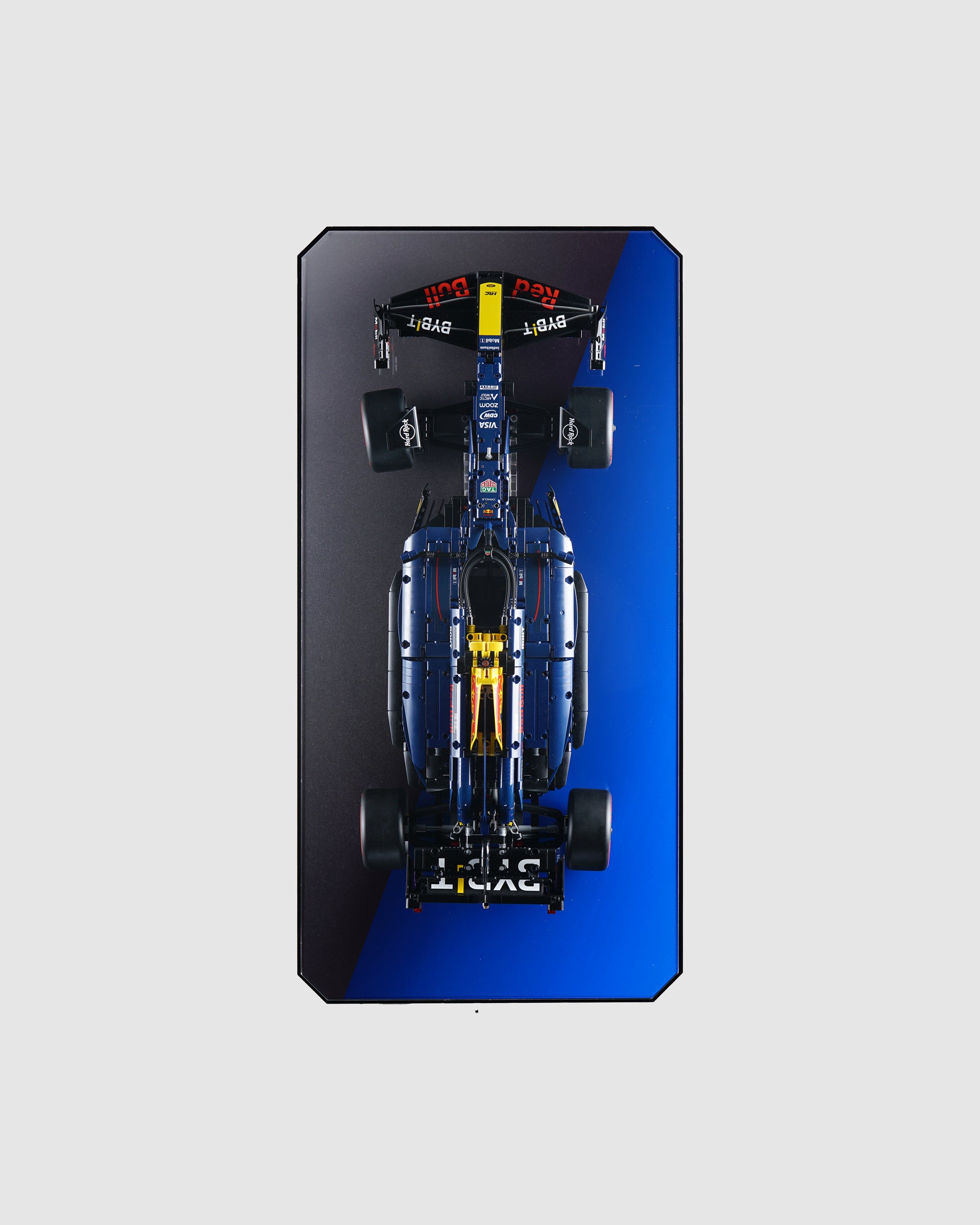 LEGO 42206 Oracle Red Bull Racing RB20 F1 Car Wall Mounted Display | Acrylic LEGO Display Case | ONBRICK