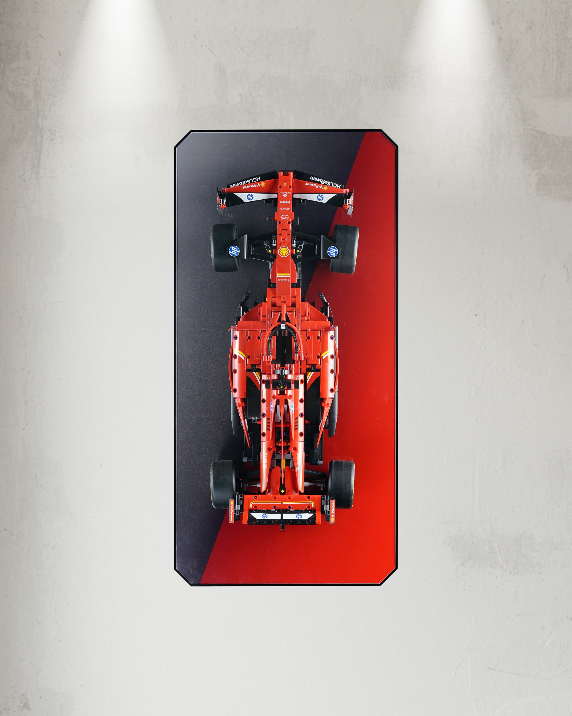 LEGO 42207 Ferrari SF-24 F1® Car Wall Mounted Display | Acrylic LEGO Display Case | ONBRICK