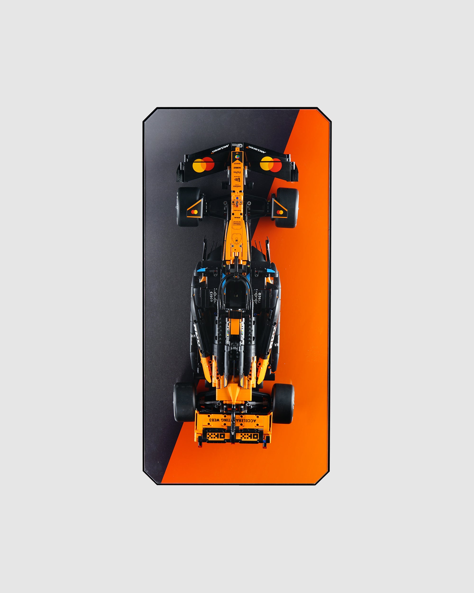 LEGO 42228 McLaren MCL39 F1® Car Wall Mounted Display | Acrylic LEGO Display Case | ONBRICK