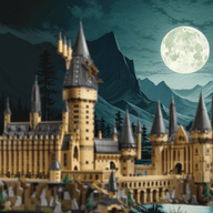 LEGO 71043 Hogwarts Castle Display Case | ONBRICK