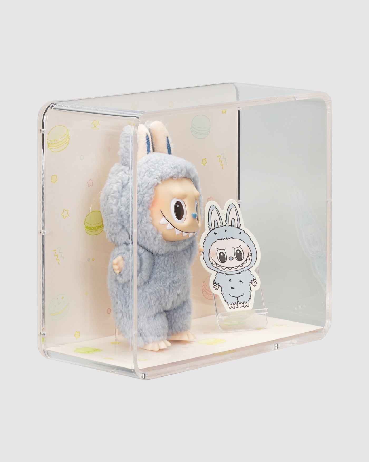 Creative Series - Labubu Display Case - Exciting Macaron