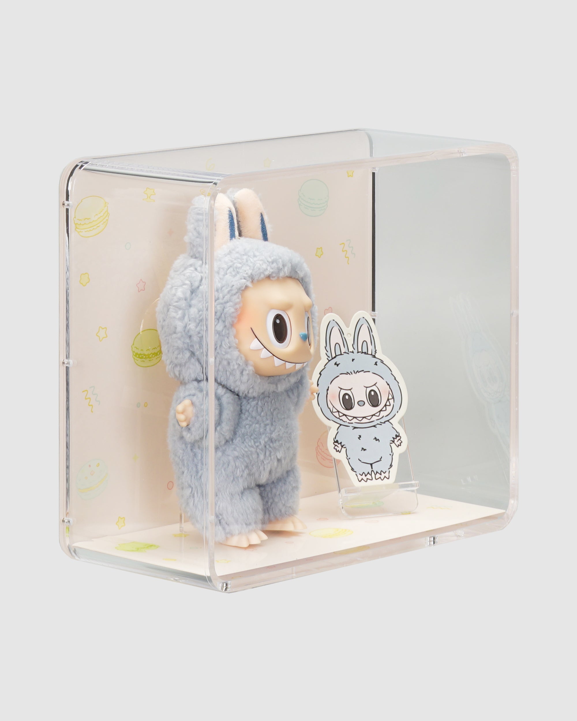 Creative Series - Labubu Display Case - Exciting Macaron