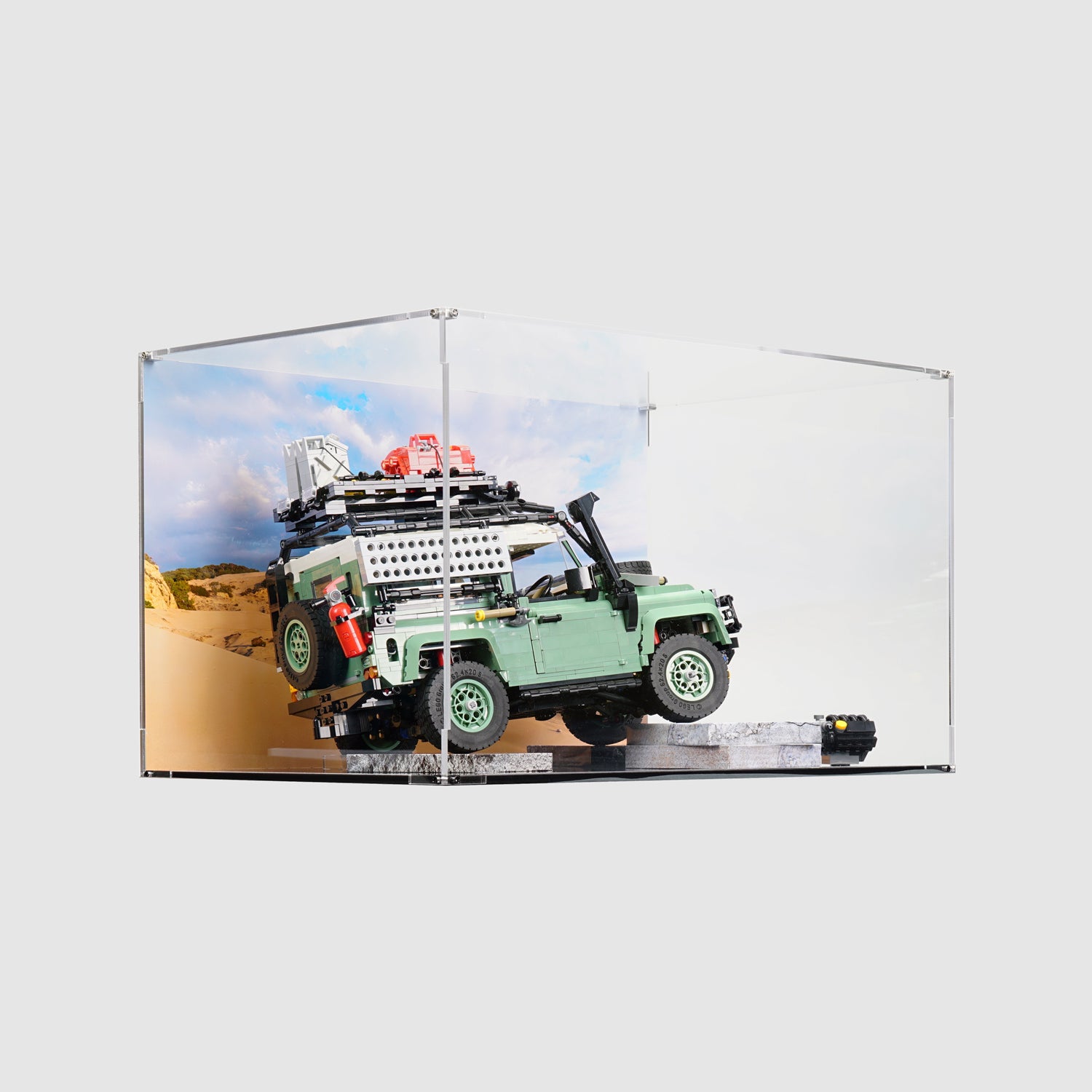 Display case for discount lego land rover