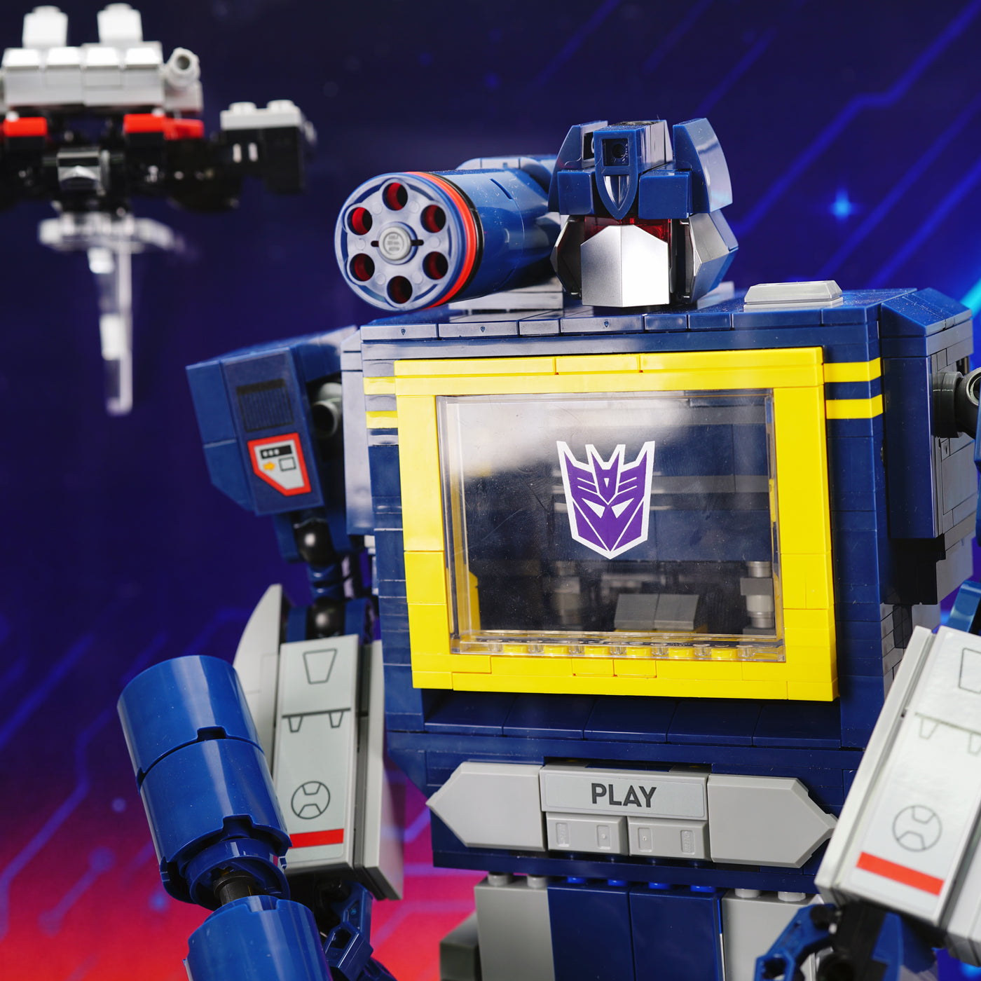 10358 Transformers: Soundwave | LEGO Display Case | ONBRICK Australia