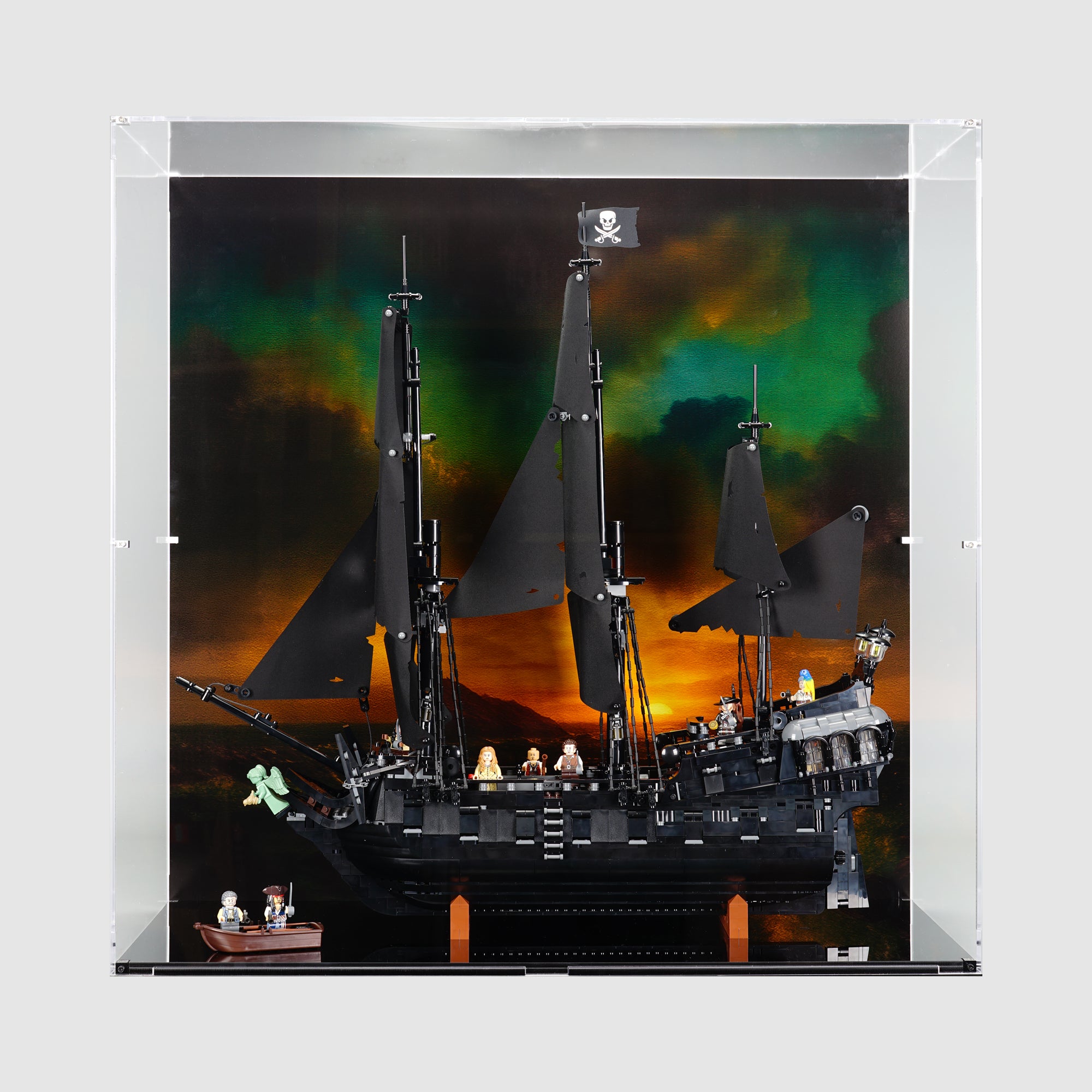 10365 Captain Jack Sparrow's Pirate Ship | LEGO Display Case | ONBRICK Australia