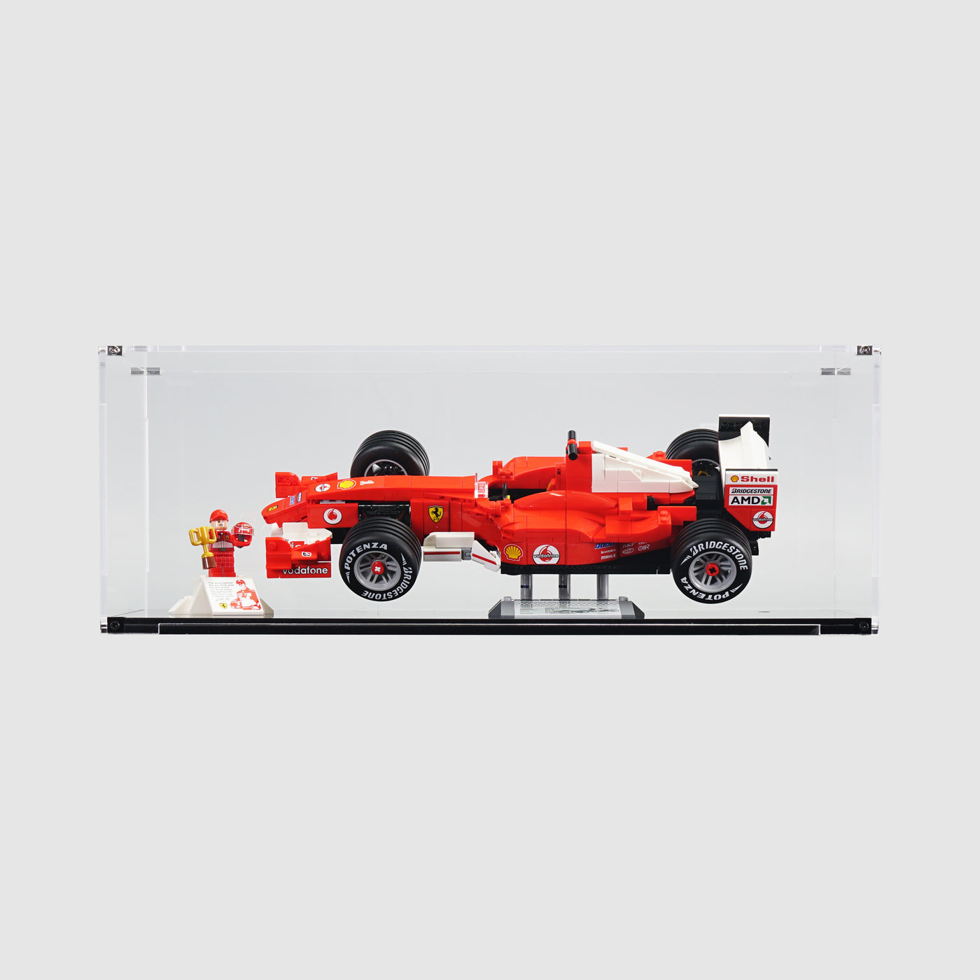 11375 Ferrari F2004 & Michael Schumacher Display Case | LEGO Display Case | ONBRICK Australia