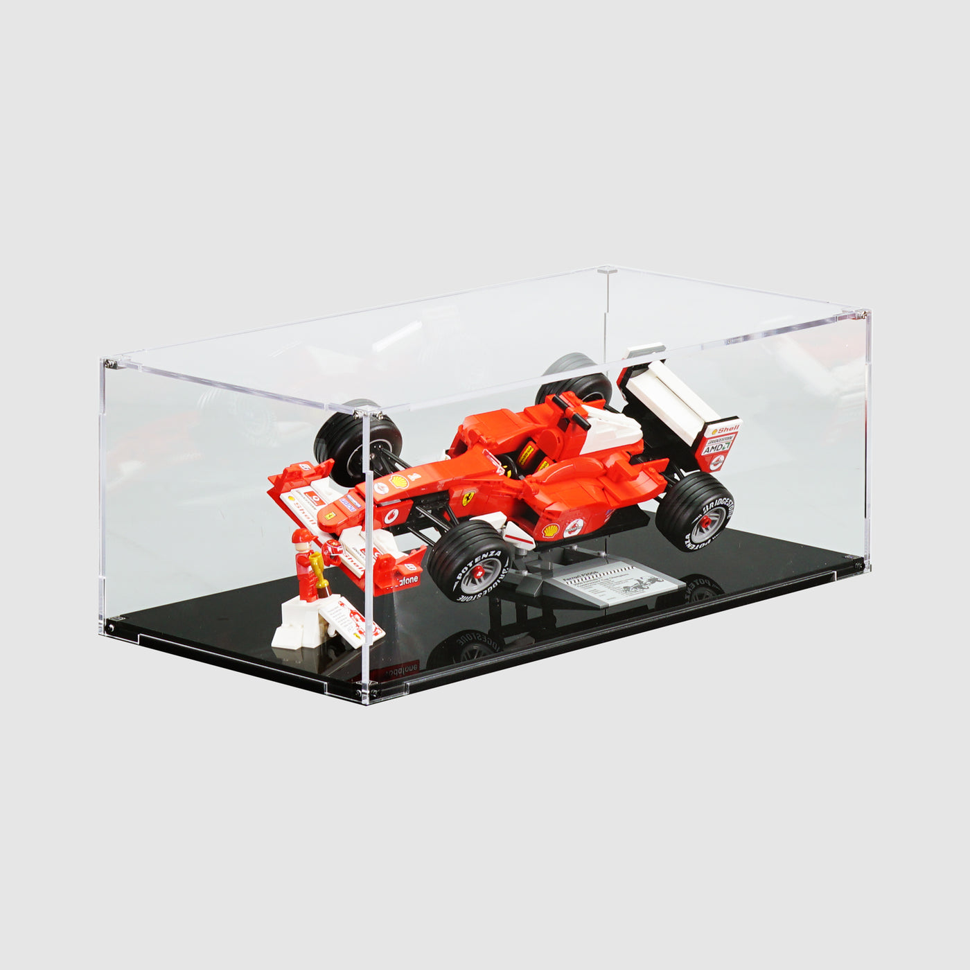 11375 Ferrari F2004 & Michael Schumacher Display Case | LEGO Display Case | ONBRICK Australia