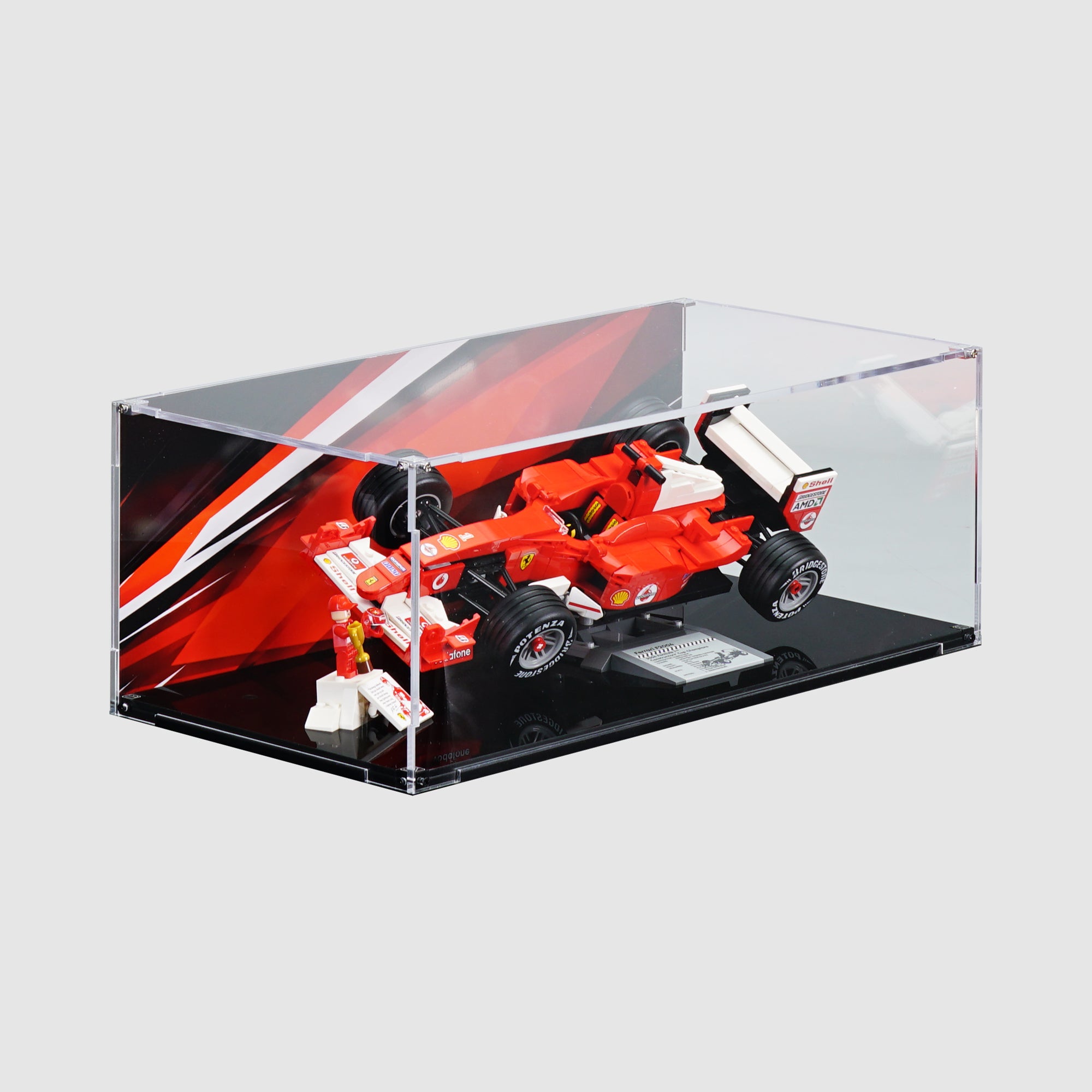 11375 Ferrari F2004 & Michael Schumacher Display Case | LEGO Display Case | ONBRICK Australia