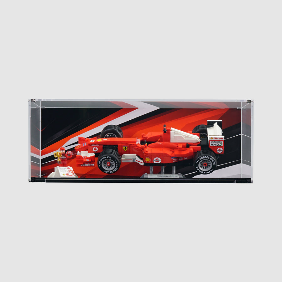 11375 Ferrari F2004 & Michael Schumacher Display Case | LEGO Display Case | ONBRICK Australia