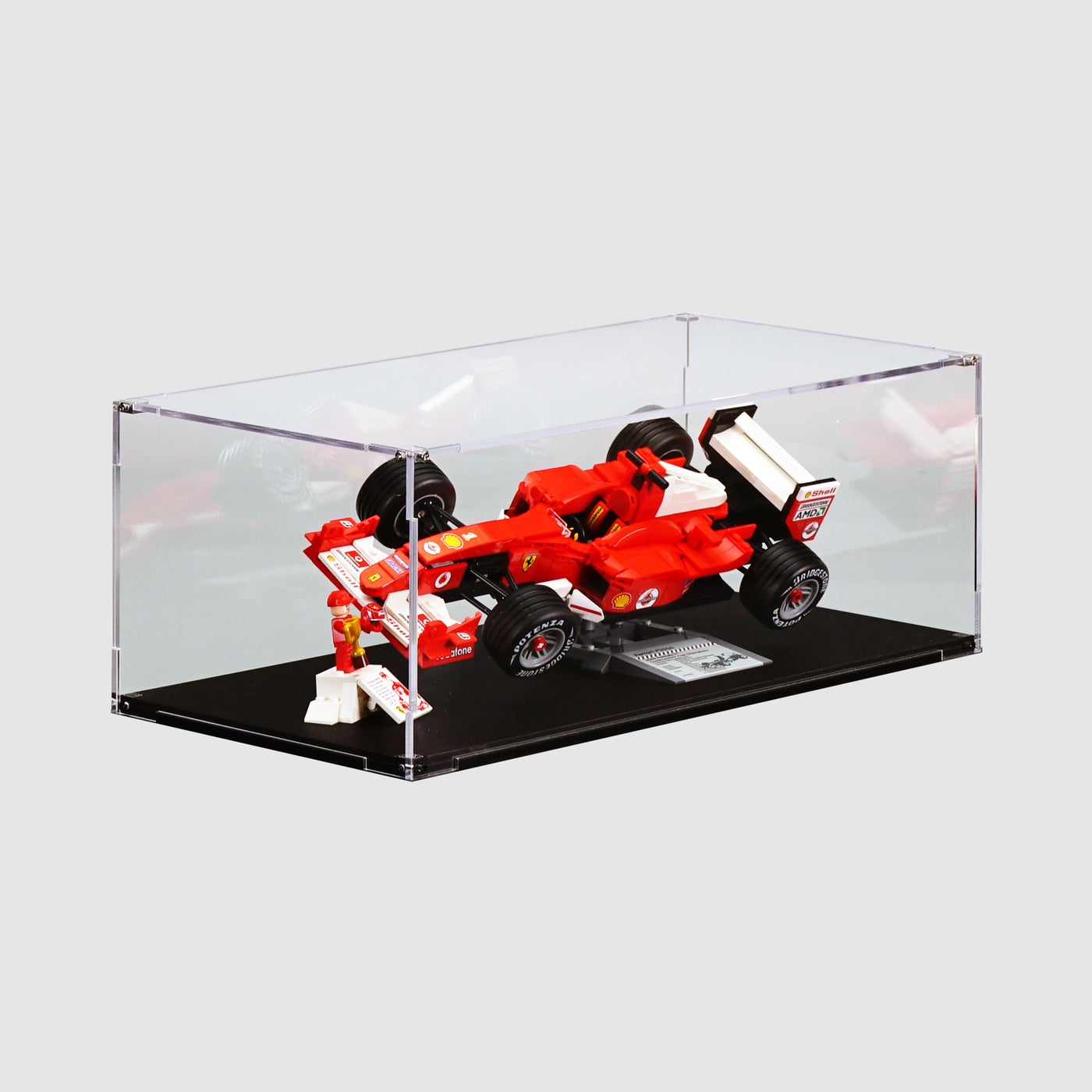 11375 Ferrari F2004 & Michael Schumacher Display Case | LEGO Display Case | ONBRICK Australia