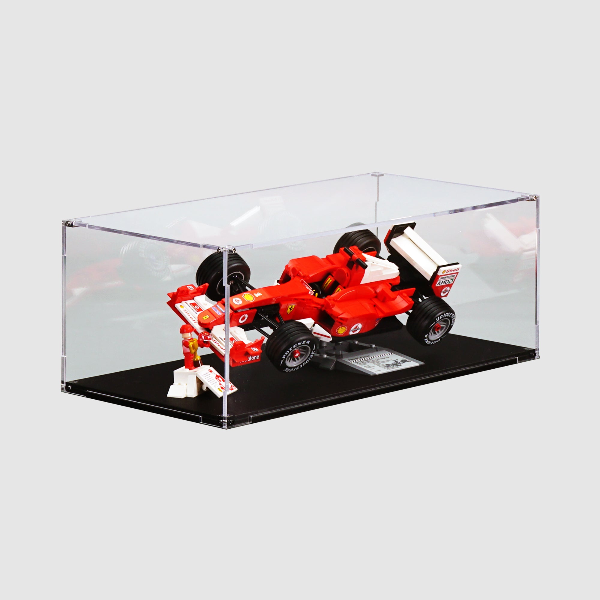 11375 Ferrari F2004 & Michael Schumacher Display Case | LEGO Display Case | ONBRICK Australia