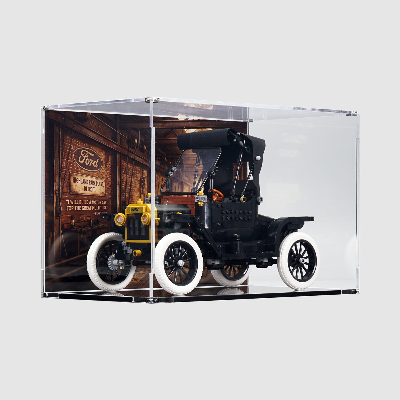 LEGO 11376 Ford Model T | Acrylic LEGO Display Case | ONBRICK