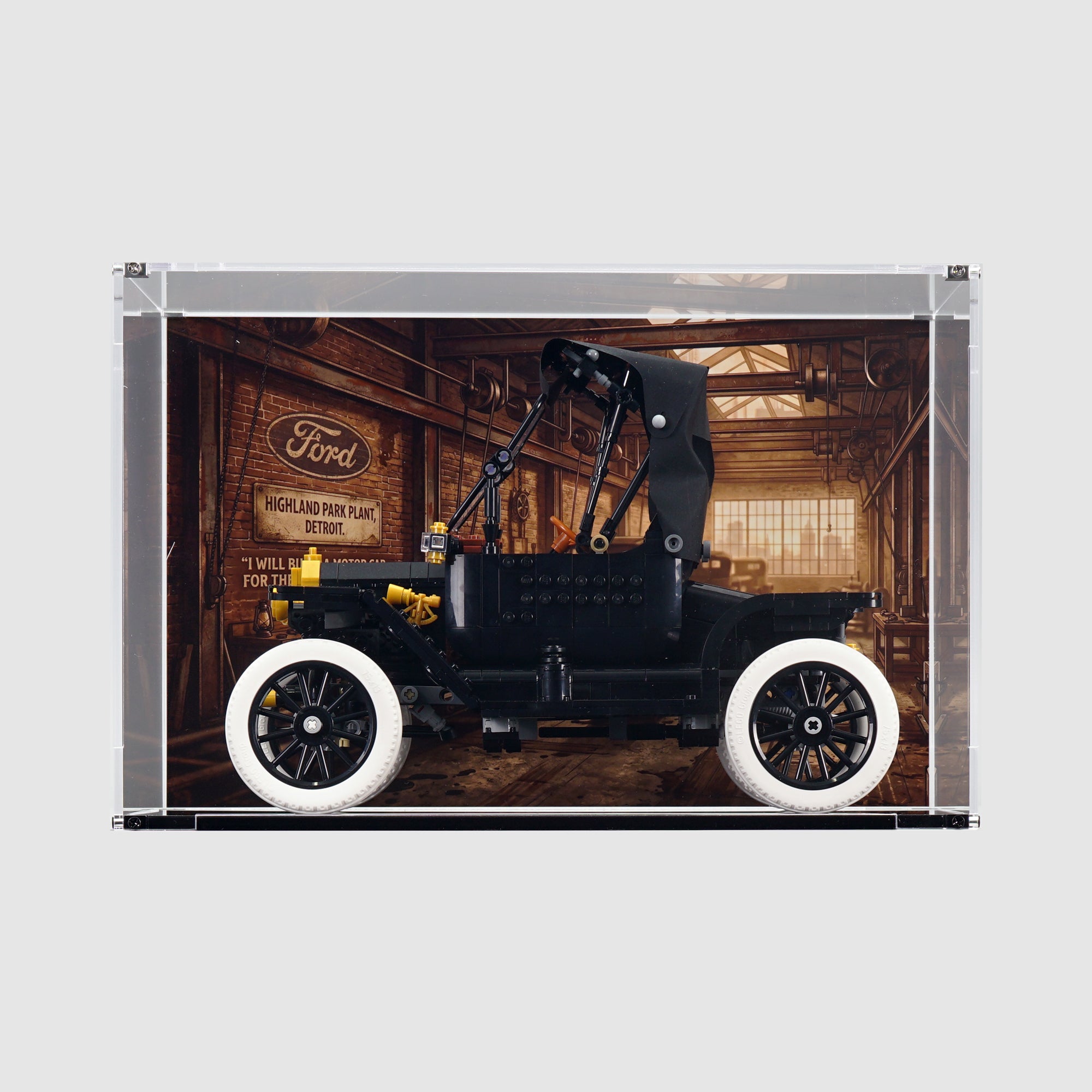 LEGO 11376 Ford Model T | Acrylic LEGO Display Case | ONBRICK