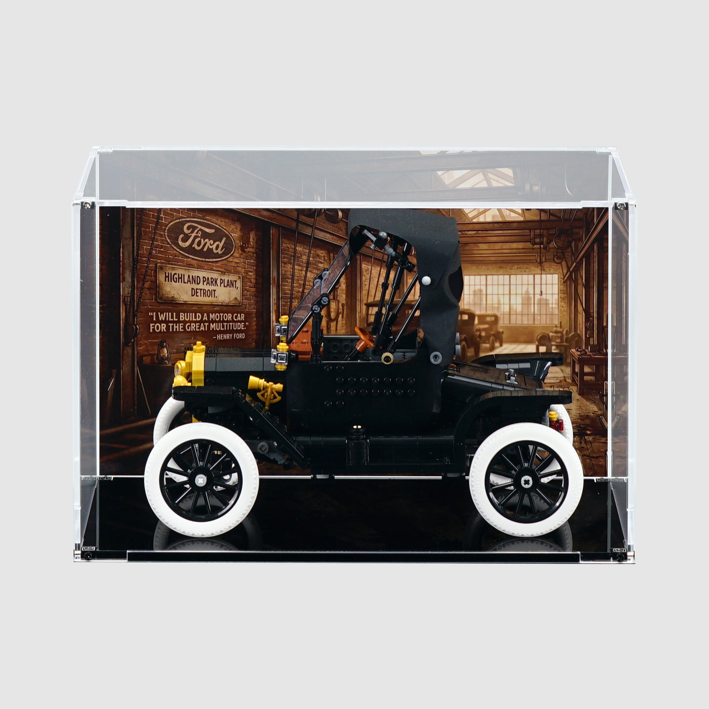 LEGO 11376 Ford Model T | Acrylic LEGO Display Case | ONBRICK