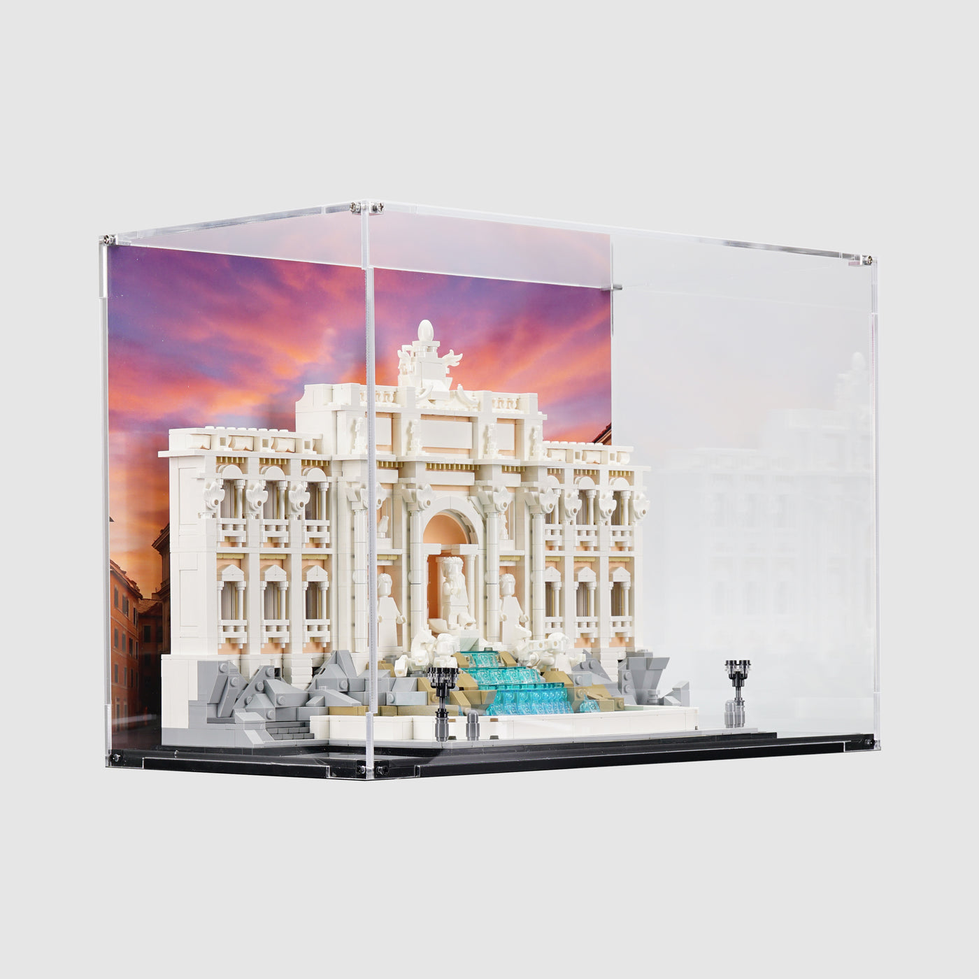 LEGO 21062 Trevi Fountain Display Case | ONBRICK