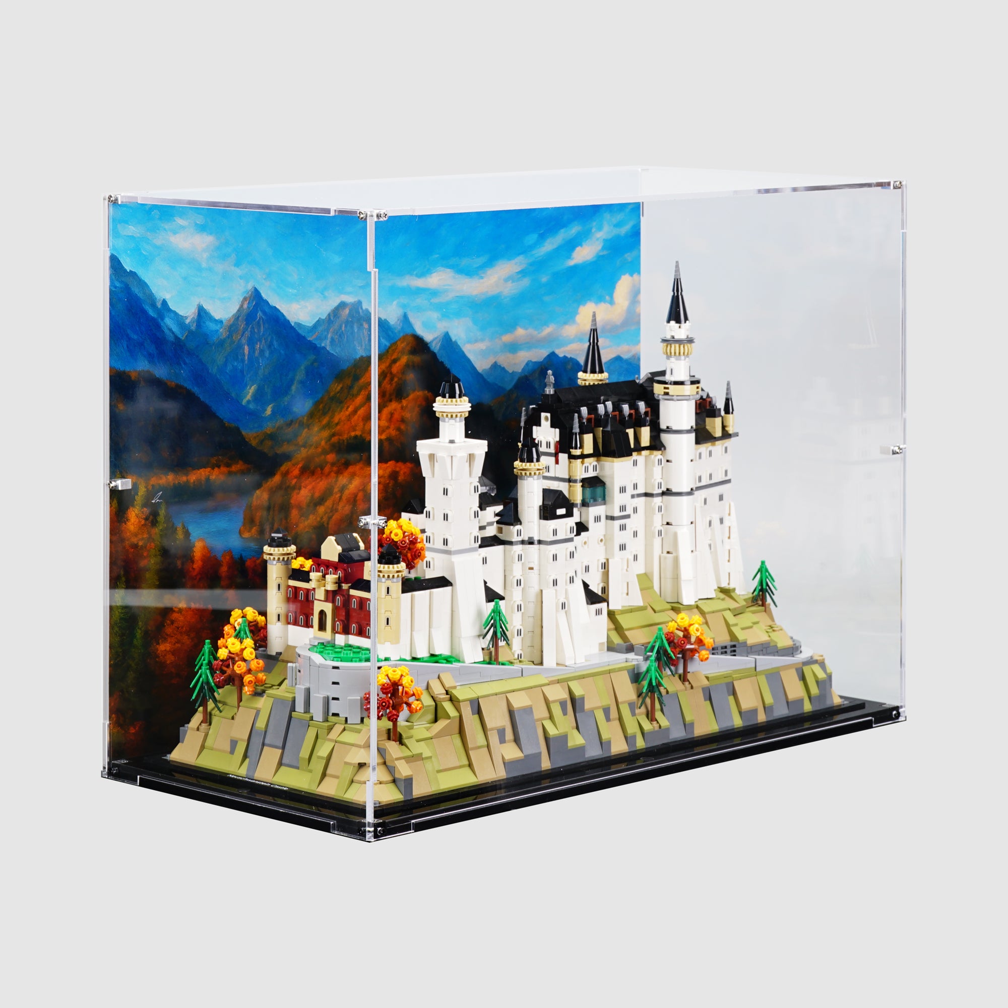 21063 Neuschwanstein Castle Display Case