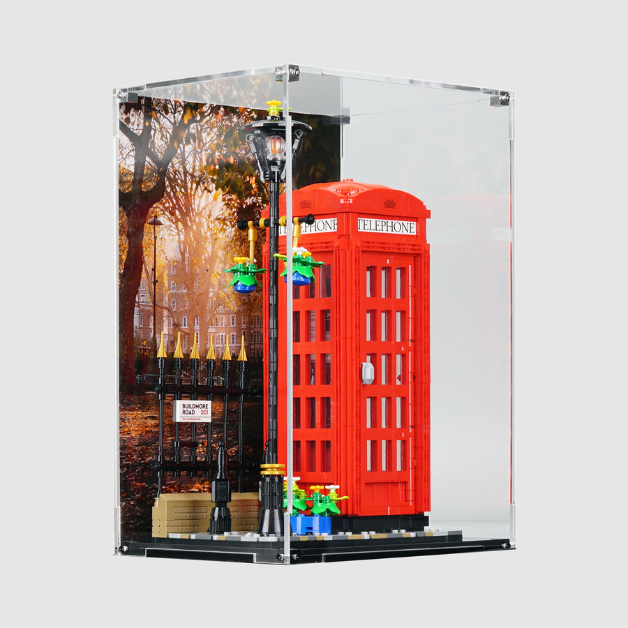 21347 Red London Telephone Box Display Case