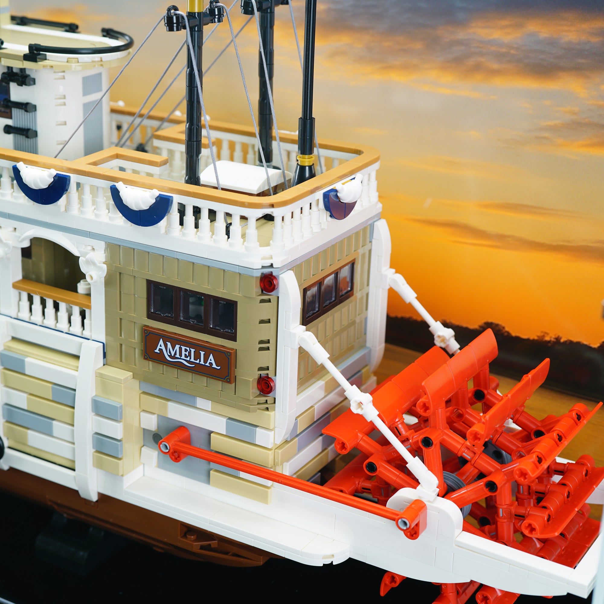 LEGO 21356 River Steamboat Display Case | ONBRICK