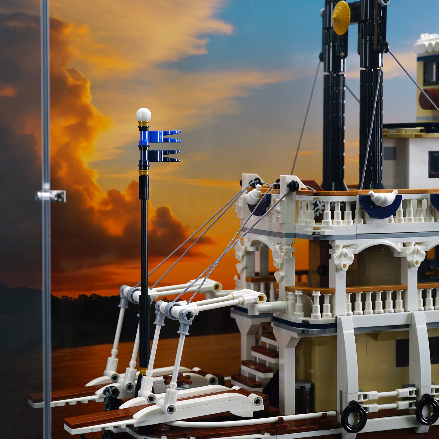 LEGO 21356 River Steamboat Display Case | ONBRICK