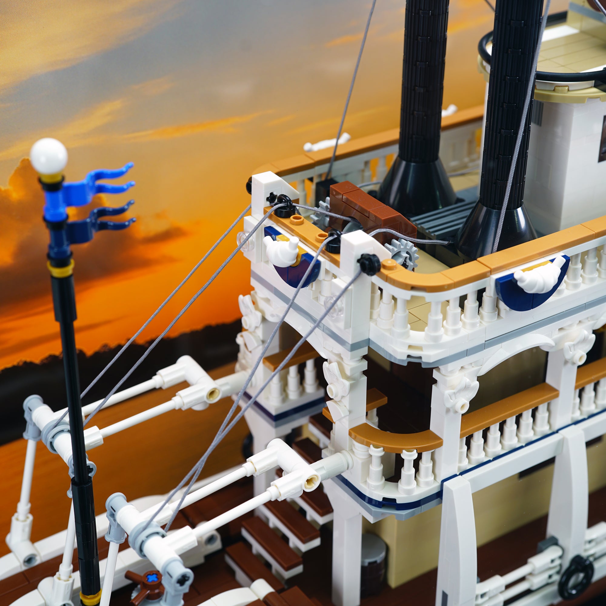 LEGO 21356 River Steamboat Display Case | ONBRICK