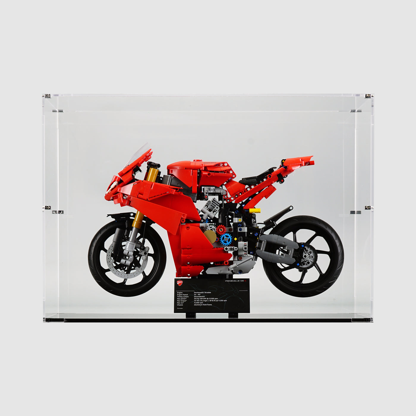 LEGO 42202 Ducati Panigale V4 S Motorcycle Display Case | ONBRICK Australia
