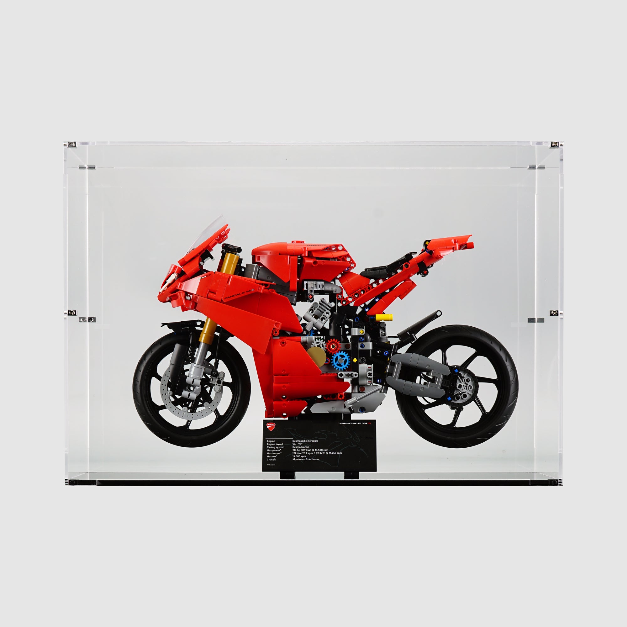 LEGO 42202 Ducati Panigale V4 S Motorcycle Display Case | ONBRICK Australia