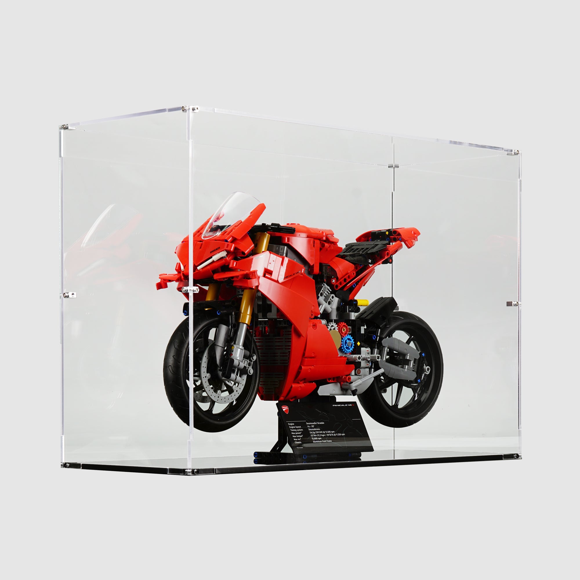 LEGO 42202 Ducati Panigale V4 S Motorcycle Display Case | ONBRICK Australia