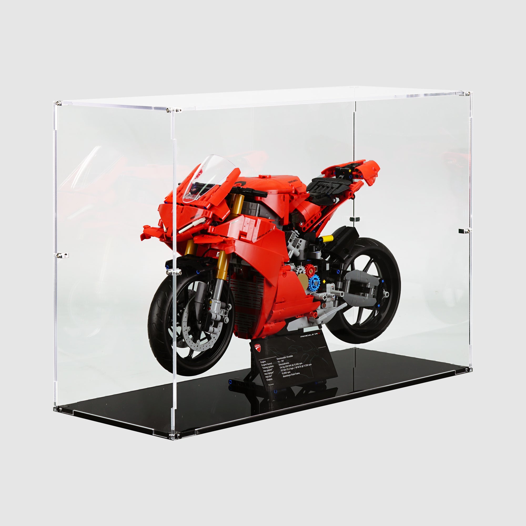 LEGO 42202 Ducati Panigale V4 S Motorcycle Display Case | ONBRICK Australia