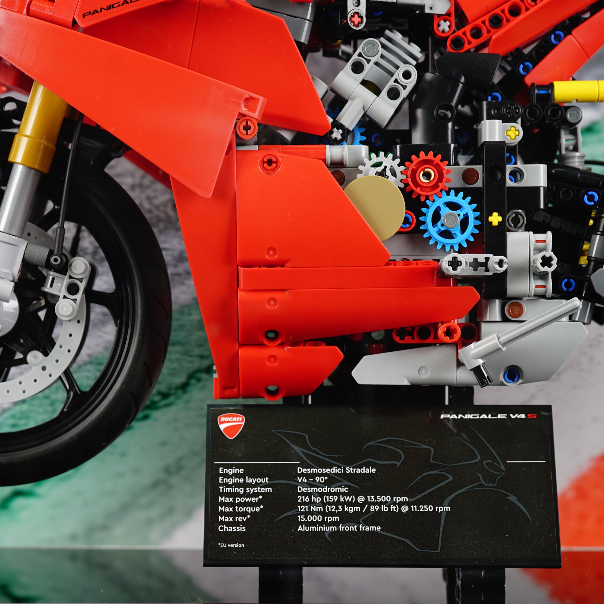 LEGO 42202 Ducati Panigale V4 S Motorcycle Display Case | ONBRICK Australia
