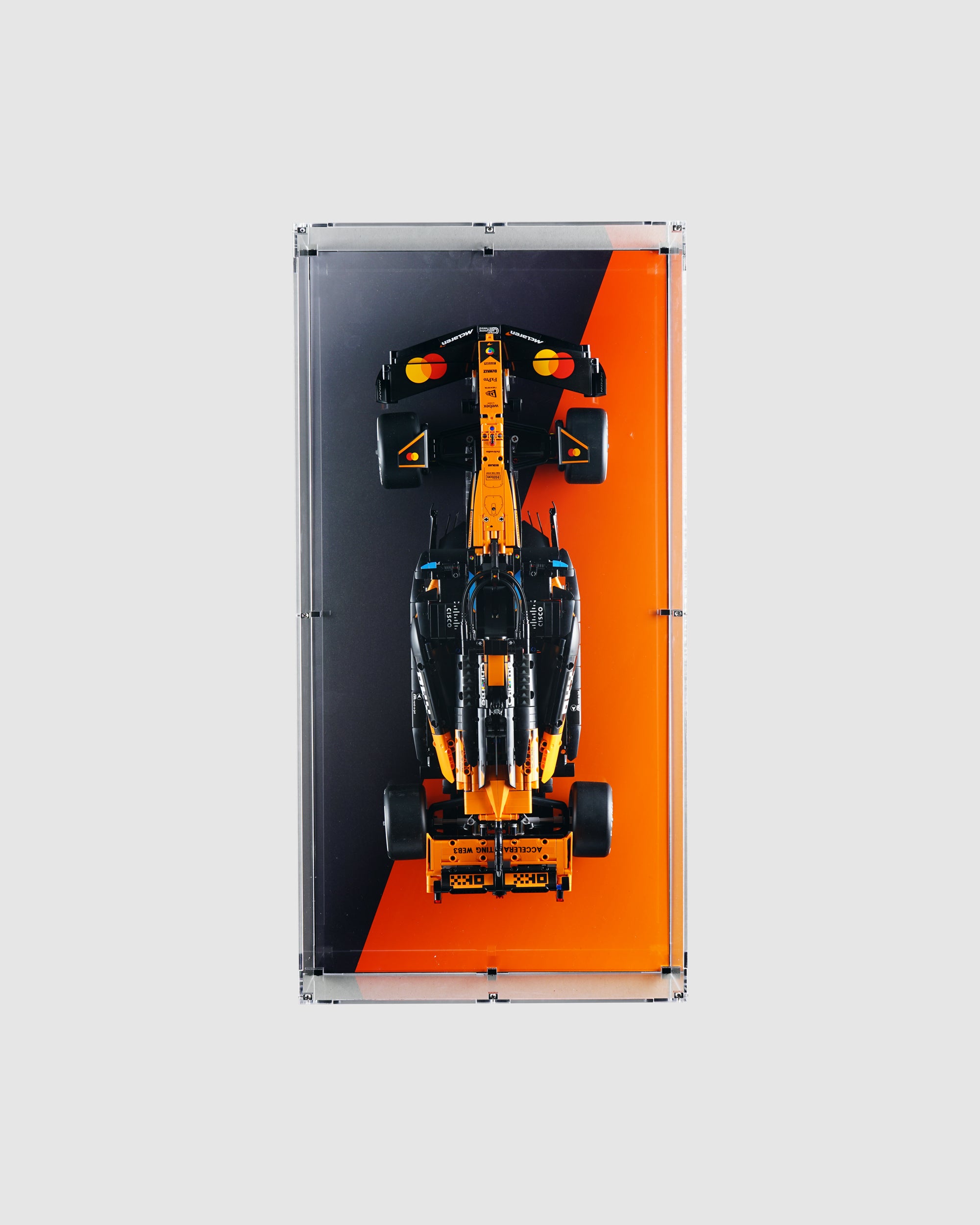LEGO 42228 McLaren MCL39 F1® Car Wall Mounted Display | Acrylic LEGO Display Case | ONBRICK