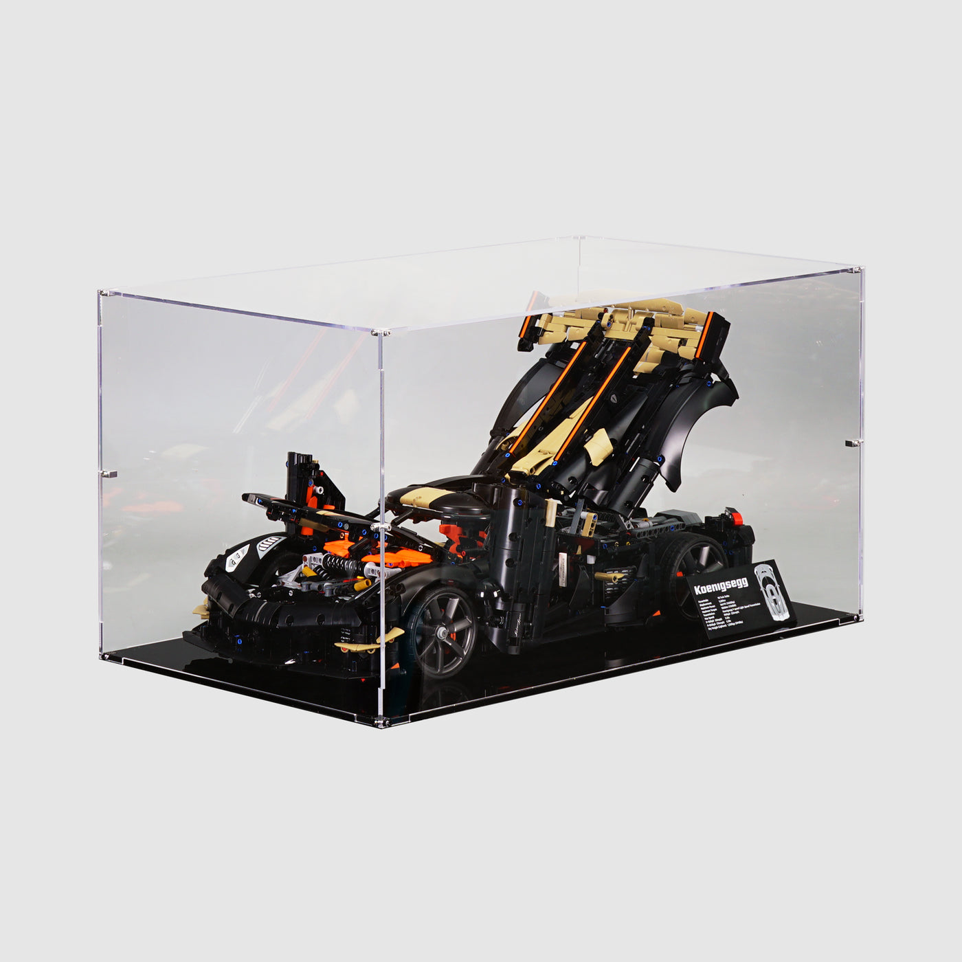 LEGO 42232 Koenigsegg Sadair's Spear Megacar Display Case
