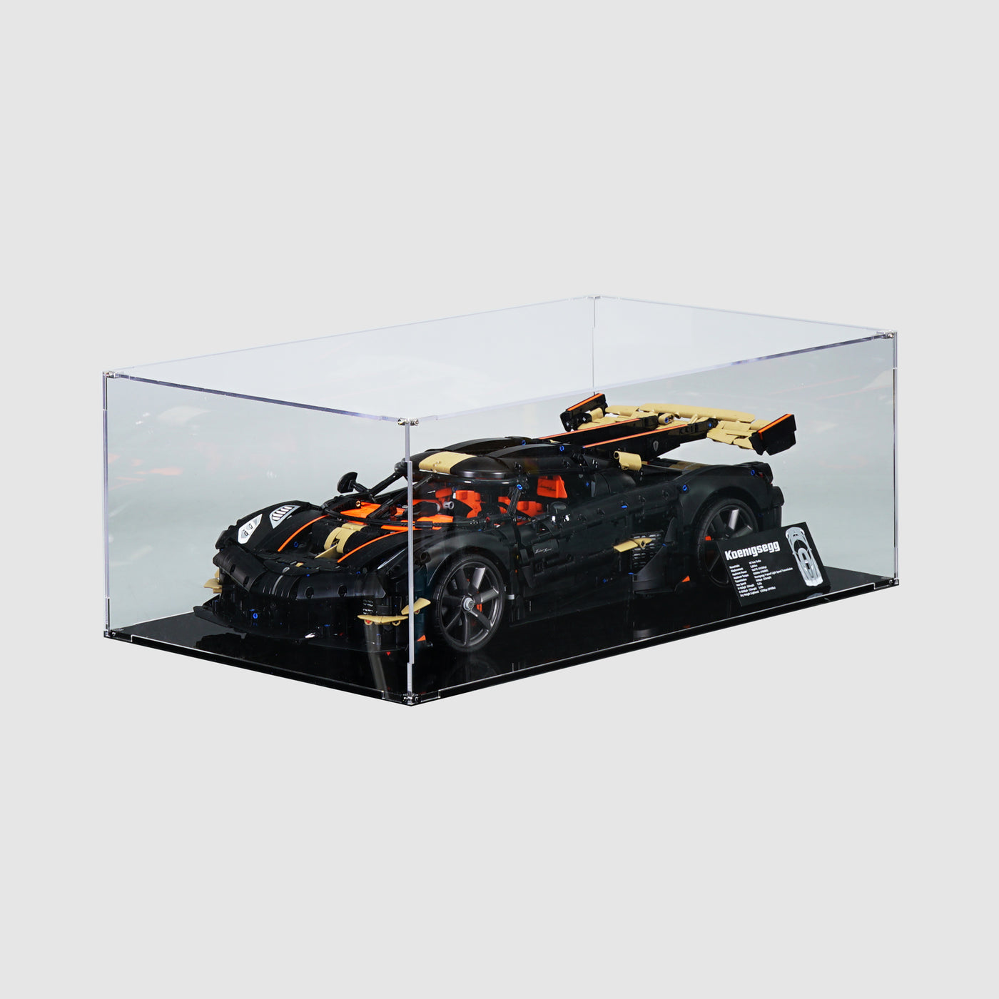 LEGO 42232 Koenigsegg Sadair's Spear Megacar Display Case