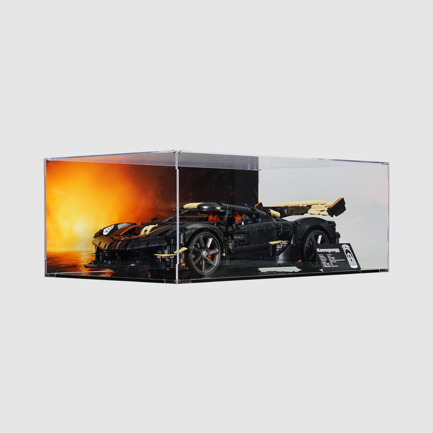 LEGO 42232 Koenigsegg Sadair's Spear Megacar Display Case