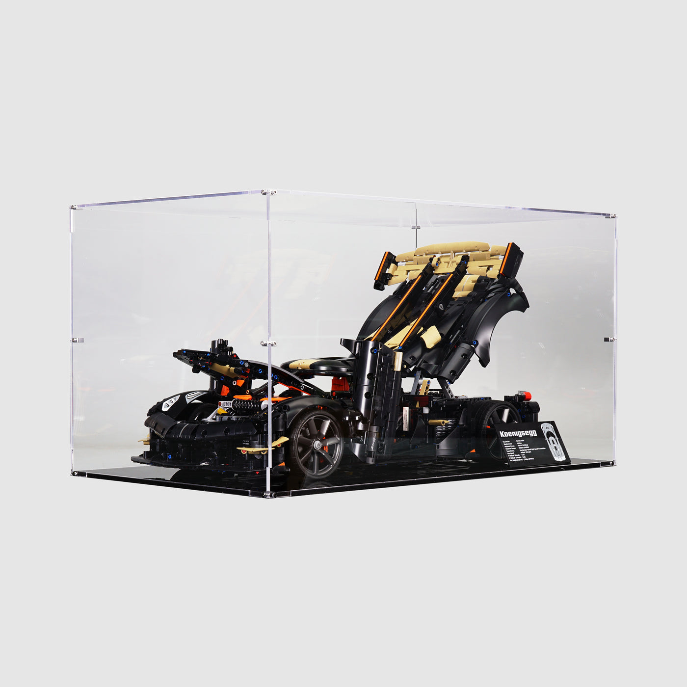 LEGO 42232 Koenigsegg Sadair's Spear Megacar Display Case