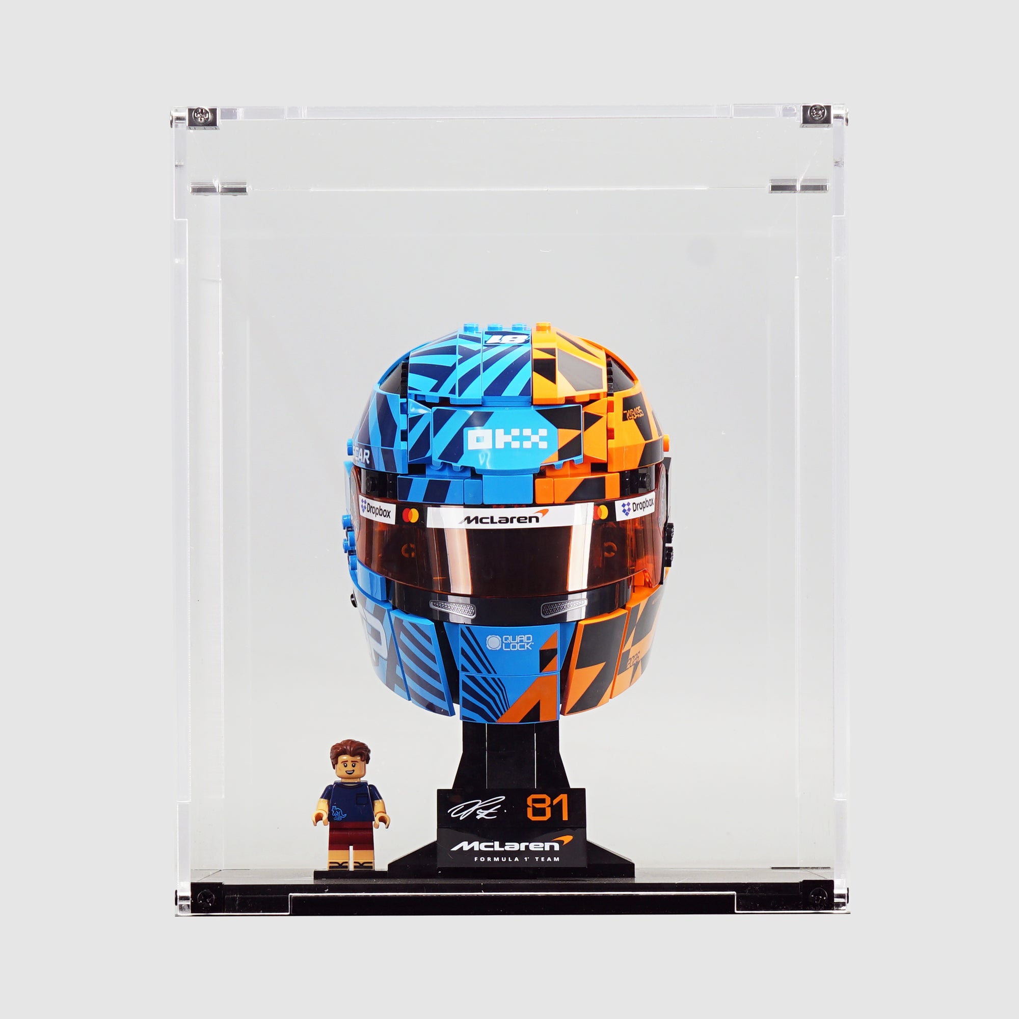 43017 McLaren Mastercard F1® Team Oscar Piastri Helmet Display Case