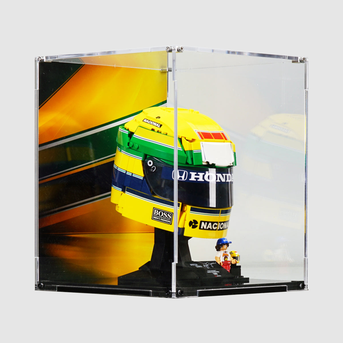 43024 Ayrton Senna Helmet Display Case