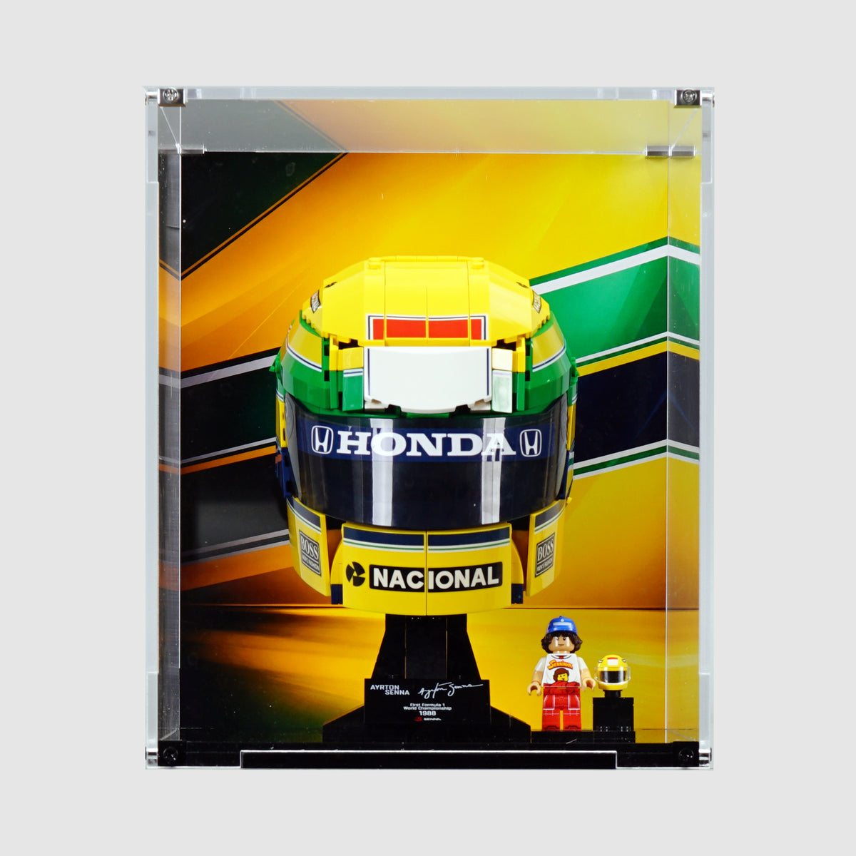 43024 Ayrton Senna Helmet Display Case