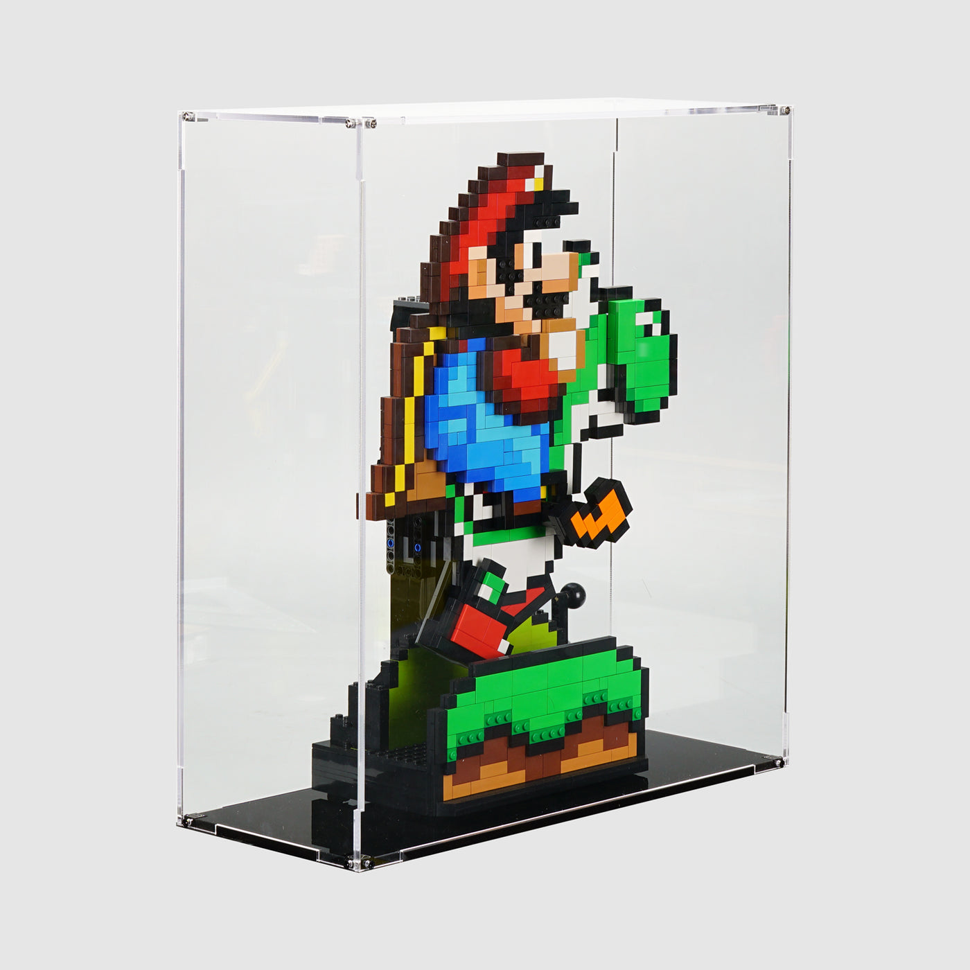 LEGO 71438 Super Mario World™: Mario Yoshi Display Case Made