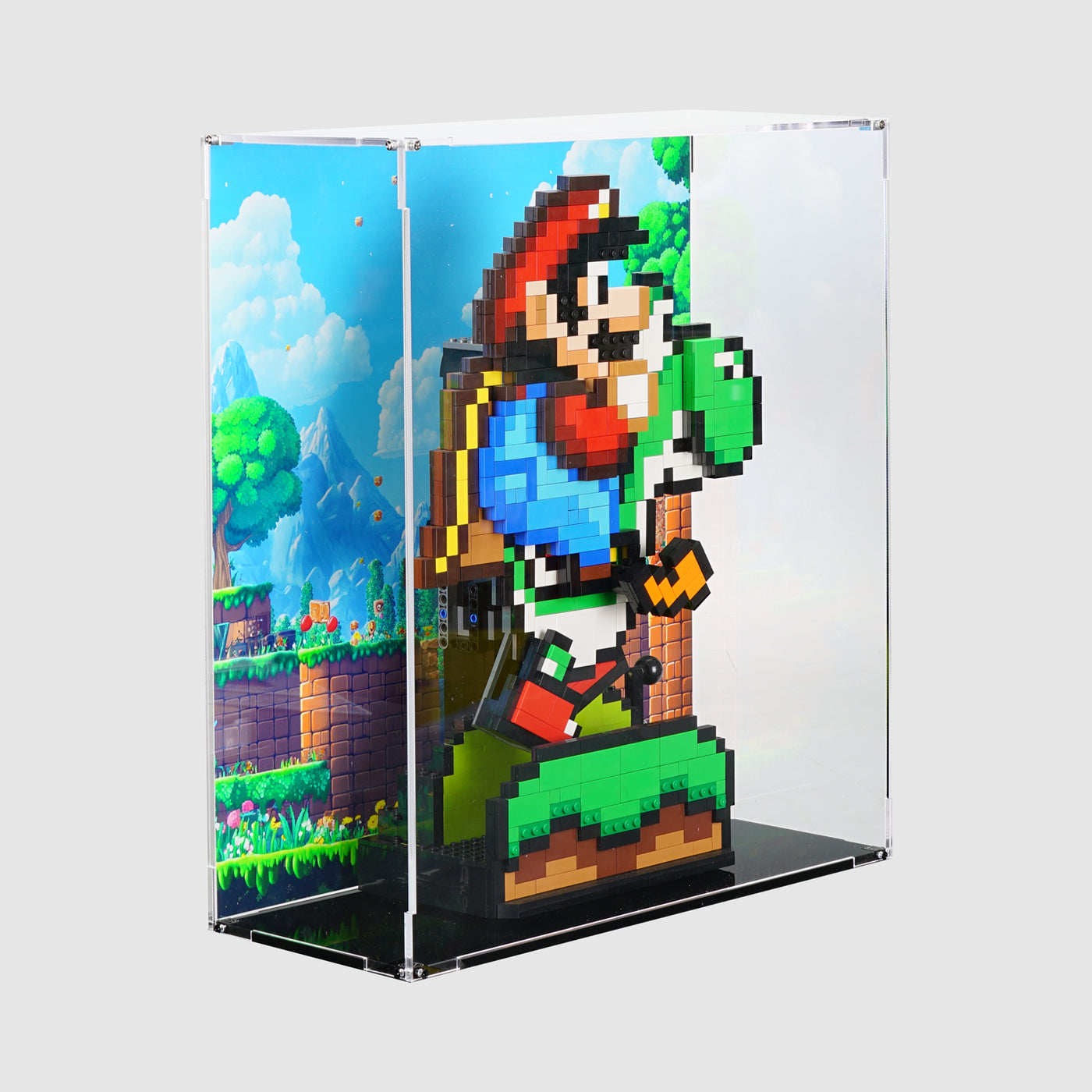 LEGO 71438 Super Mario World™: Mario & Yoshi Display Case